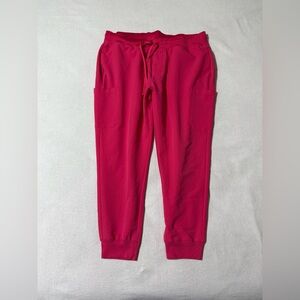 Mandala Women's Petite XL Scrub Jogger Pants‎ Pink